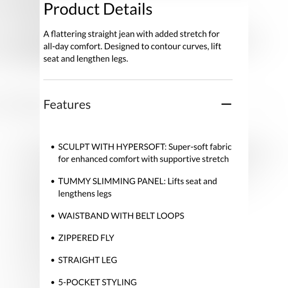 Levi’s 312 Shaping Straight Black Size 26 - Picture 9 of 9